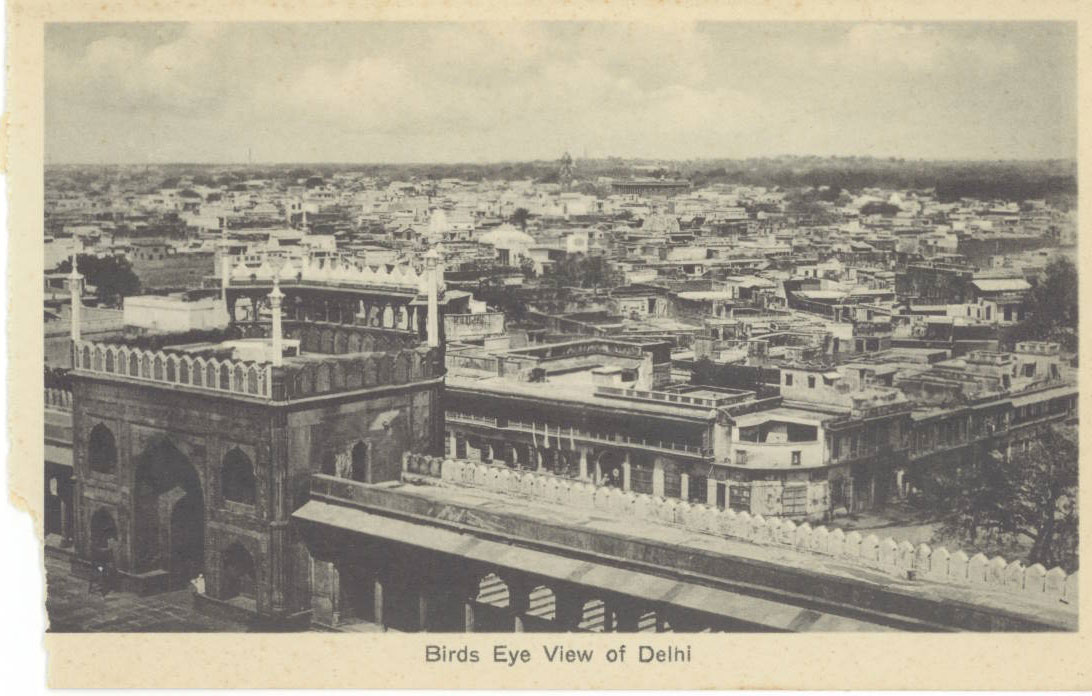 Birds Eye View of Delhi - c1910