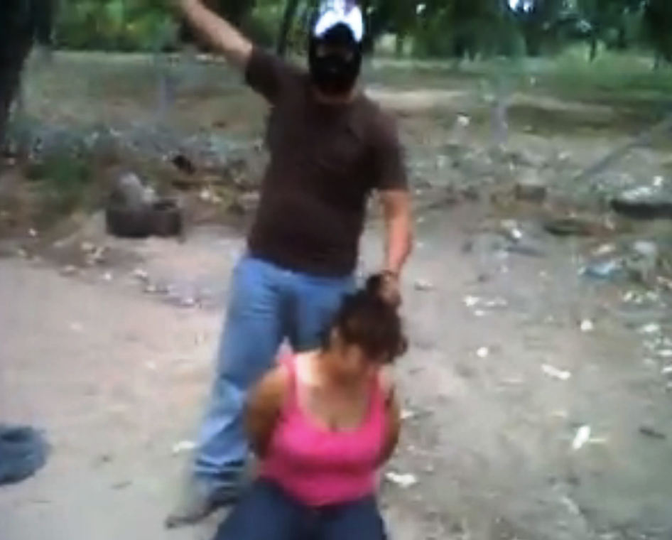 Beheaded woman in mexico.