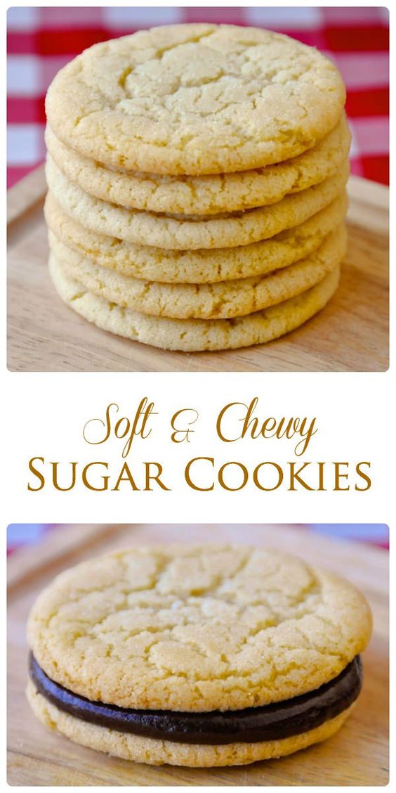 SOFT CHEWY SUGAR COOKIES