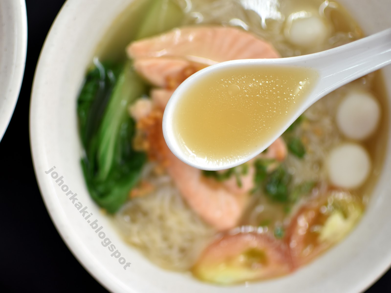 Chef Ong Salmon Fish Head Soup & Sashimi 三文鱼头鱼片汤 JK1497 Tony Johor