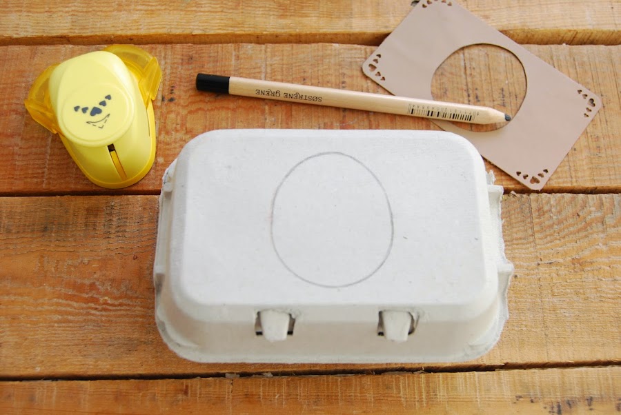 Tutorial caja de huevos para Pascua
