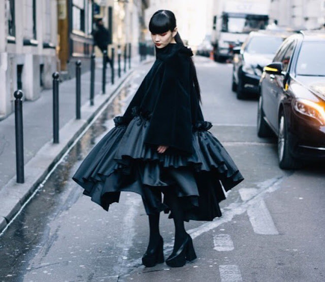 秋元梢 @akimoto_kozue during fashion week 