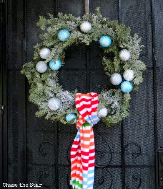 Christmas, holiday, decor, simple, blogger house, wreath