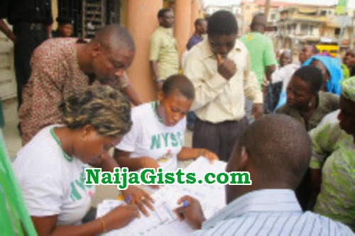 nysc corpers arrested election fraud