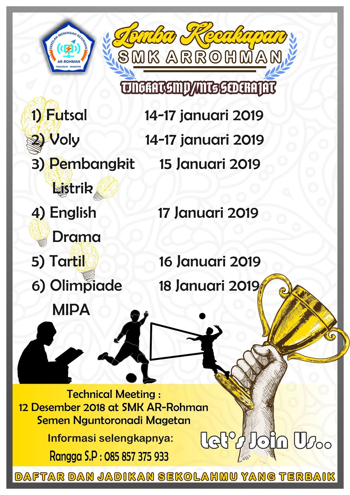 OSIS SMK AR-ROHMAN: SMART COMPETITION I