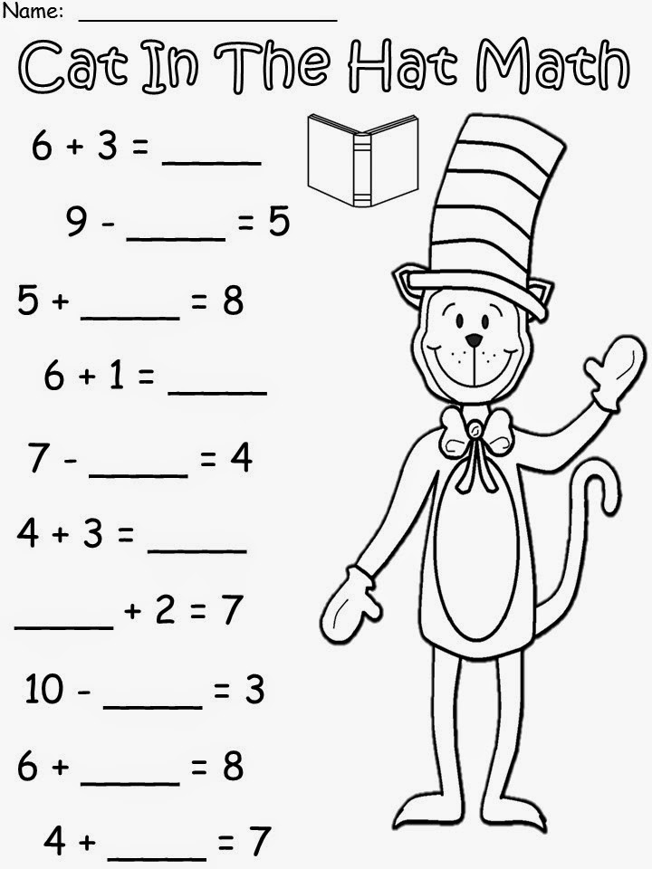 Cat In The Hat Worksheets Free