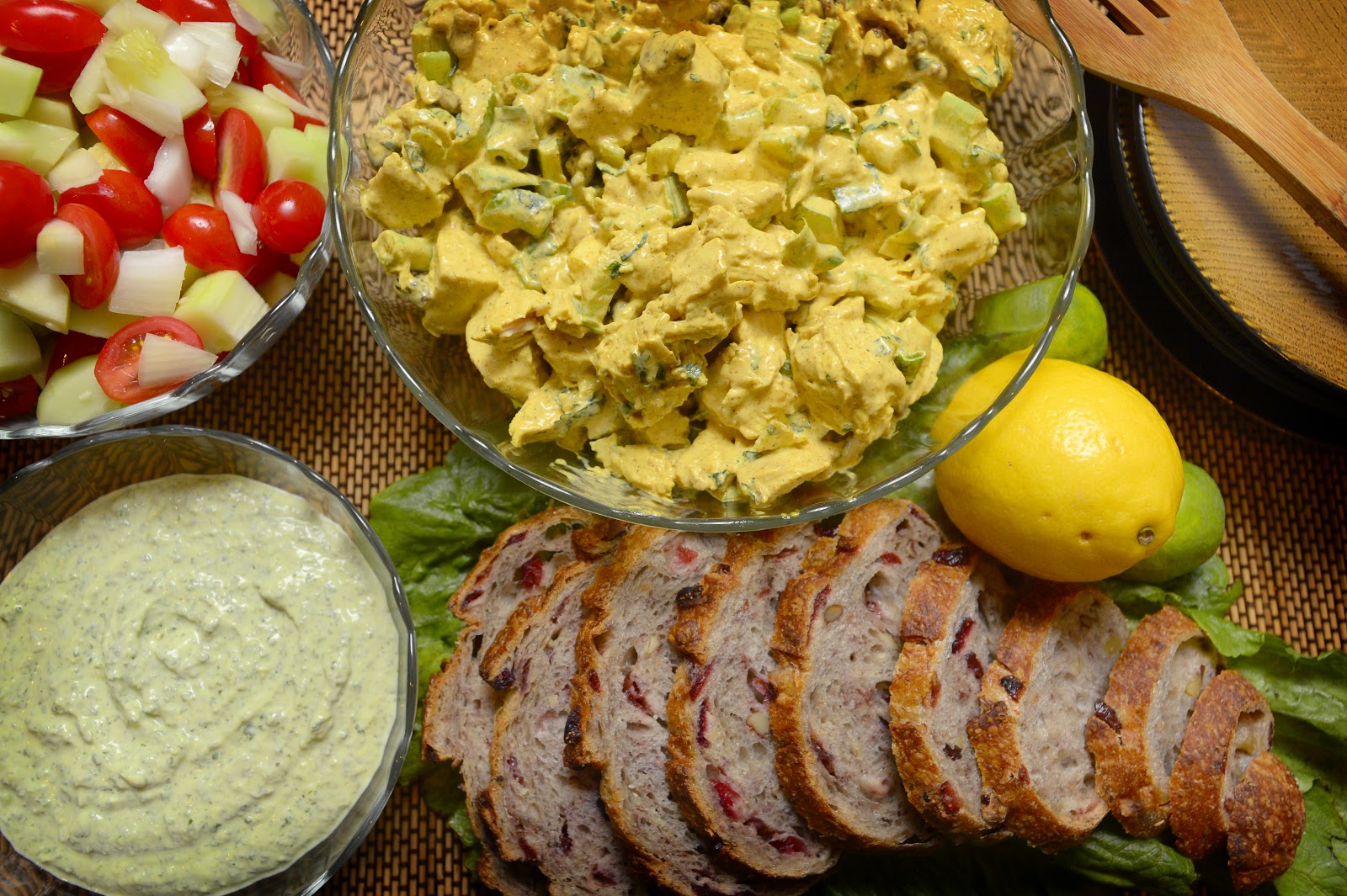 Simple Pleasures Made Simply Delicious Curry Chicken Salad and Indian