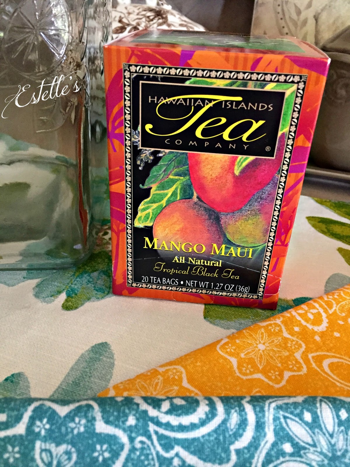 Estelle's MANGO FRUIT TEA FOR THE FOURTH OF JULY