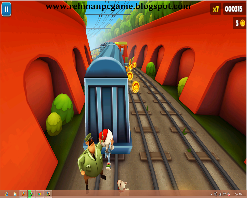 windows 7 subway surfers game download