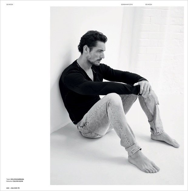 David Gandy, model, Fall 2016, supermodel, menswear, moda hombre, Suits and Shirts, GQ, GQ Turkey, Magazine, cover,