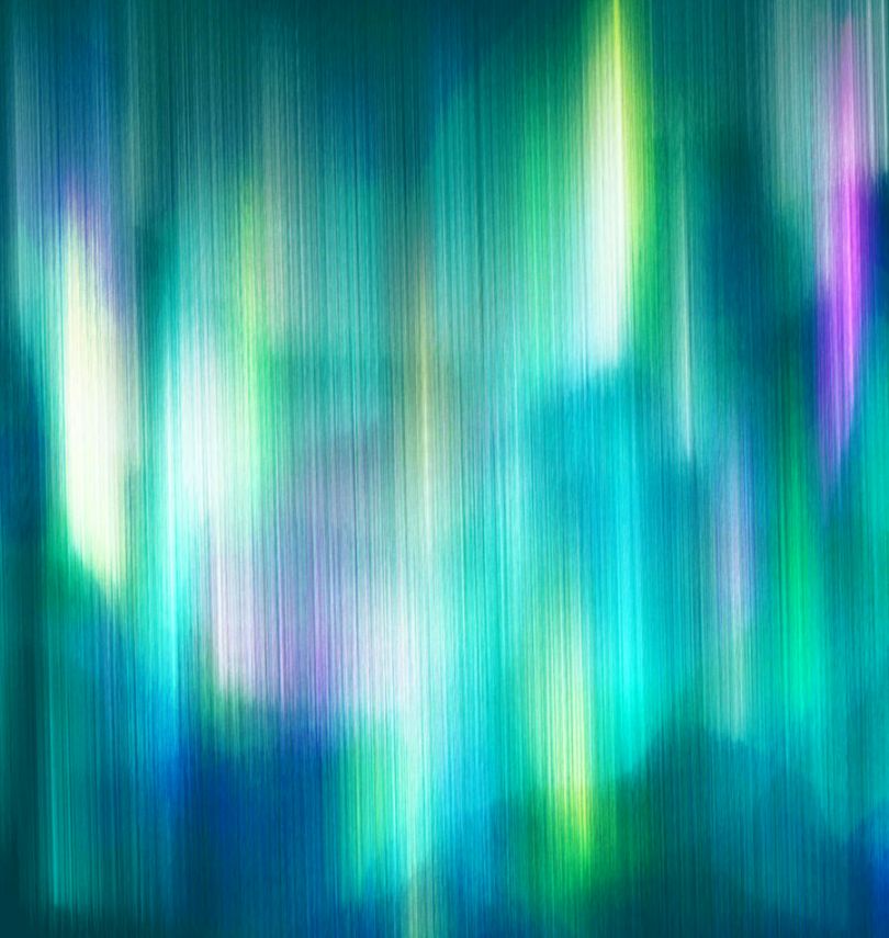 Abstract Aurora Borealis