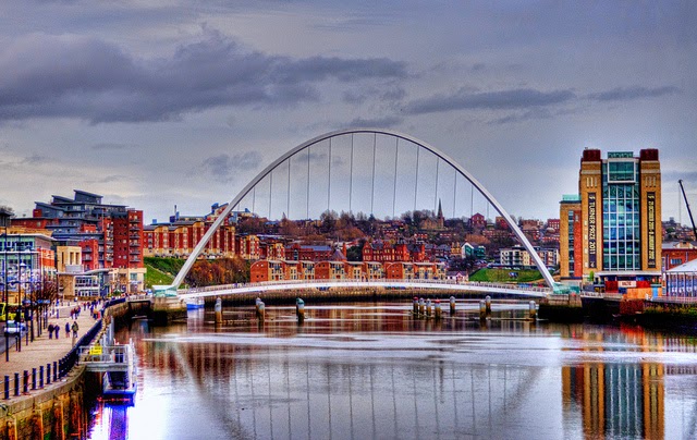 Gateshead Millennium Bridge.