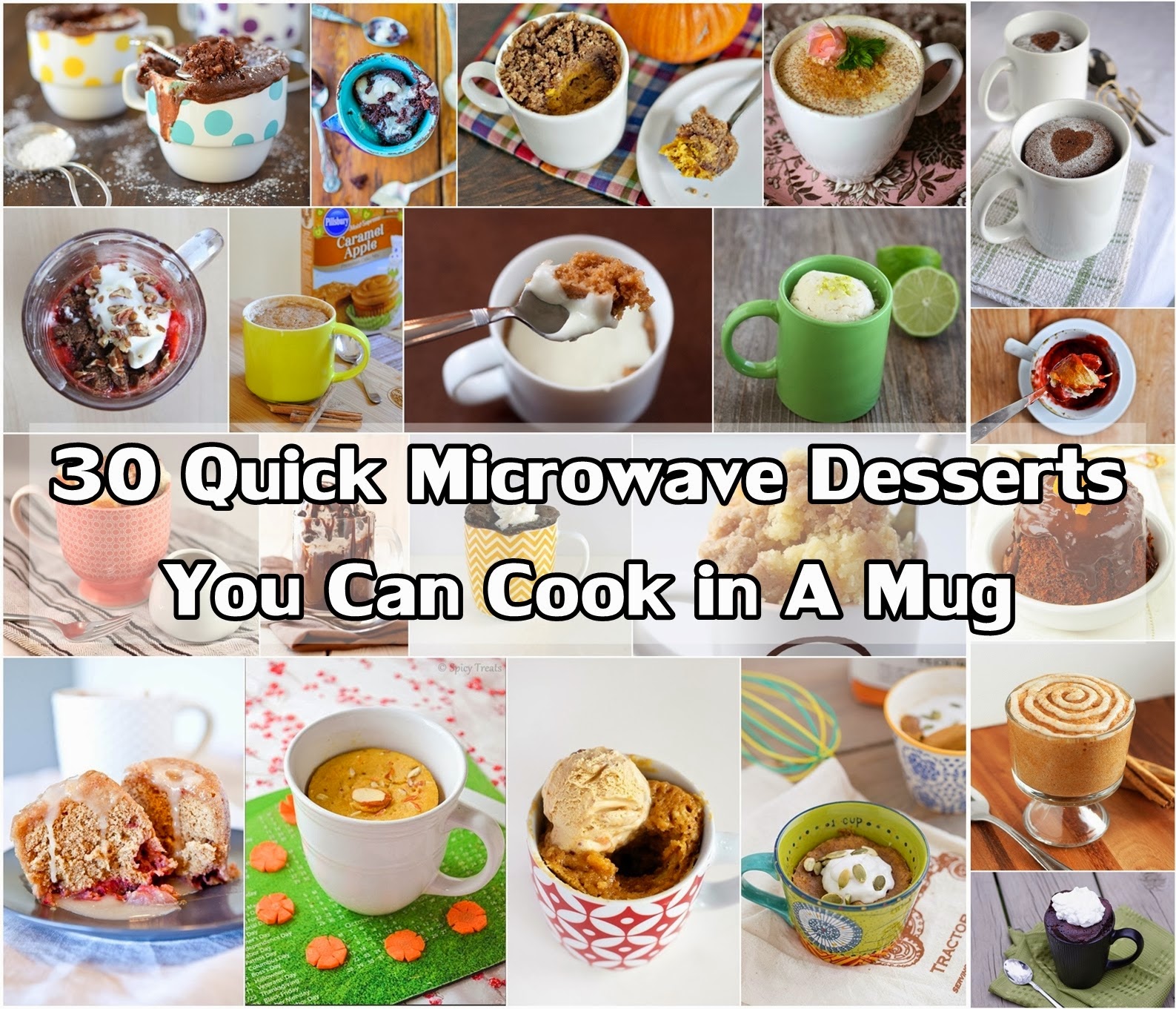 Ideas & Products 30 Quick Microwave Desserts You Can Cook in A Mug