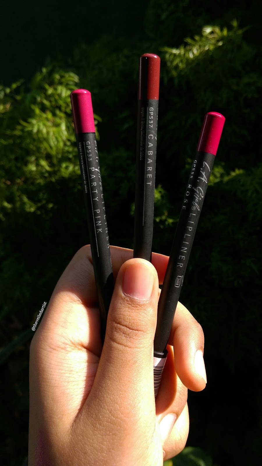 LA Girl Lipliner Pencil Review and Swatches (Cabaret, Rose, Party Pink