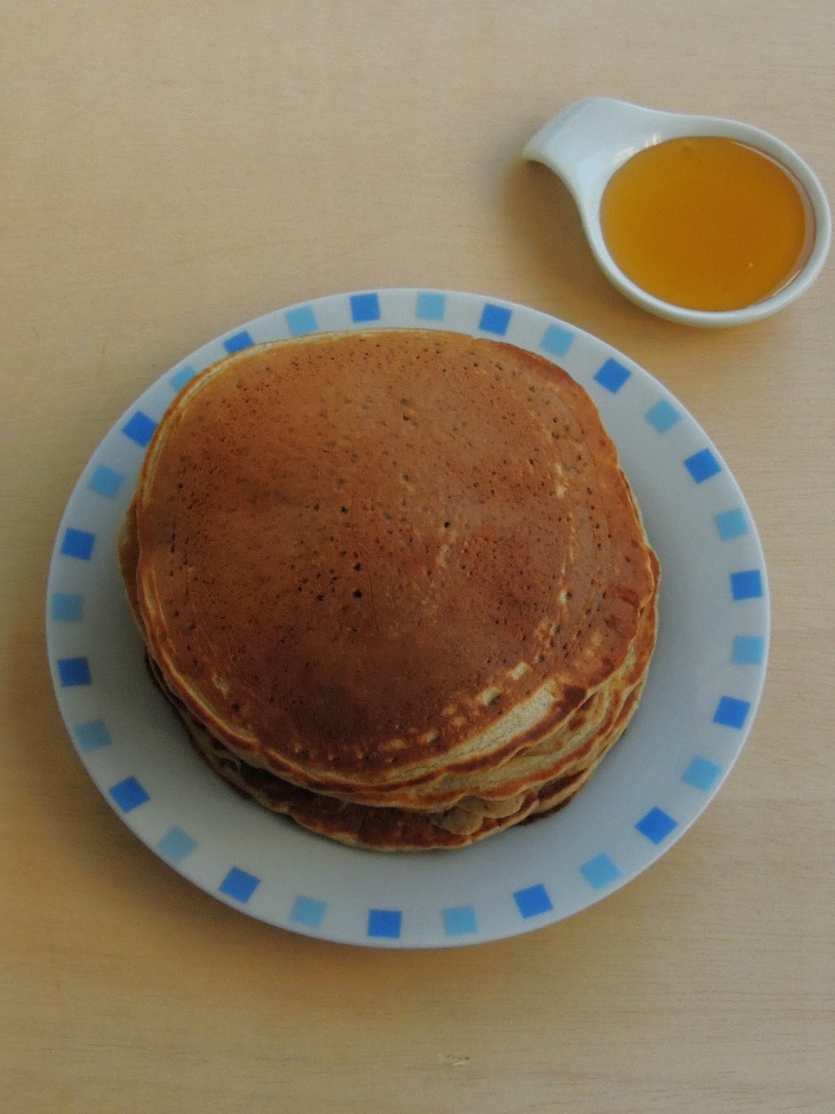 Priya's Versatile Recipes Eggless Buckwheat Flour & Banana Pancakes