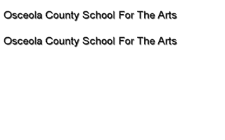 osceola arts school county