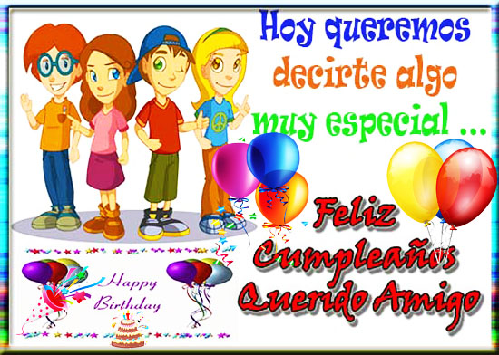 Lindas tarjetas de cumpleaños para un amigo muy especial - Tarjetas y