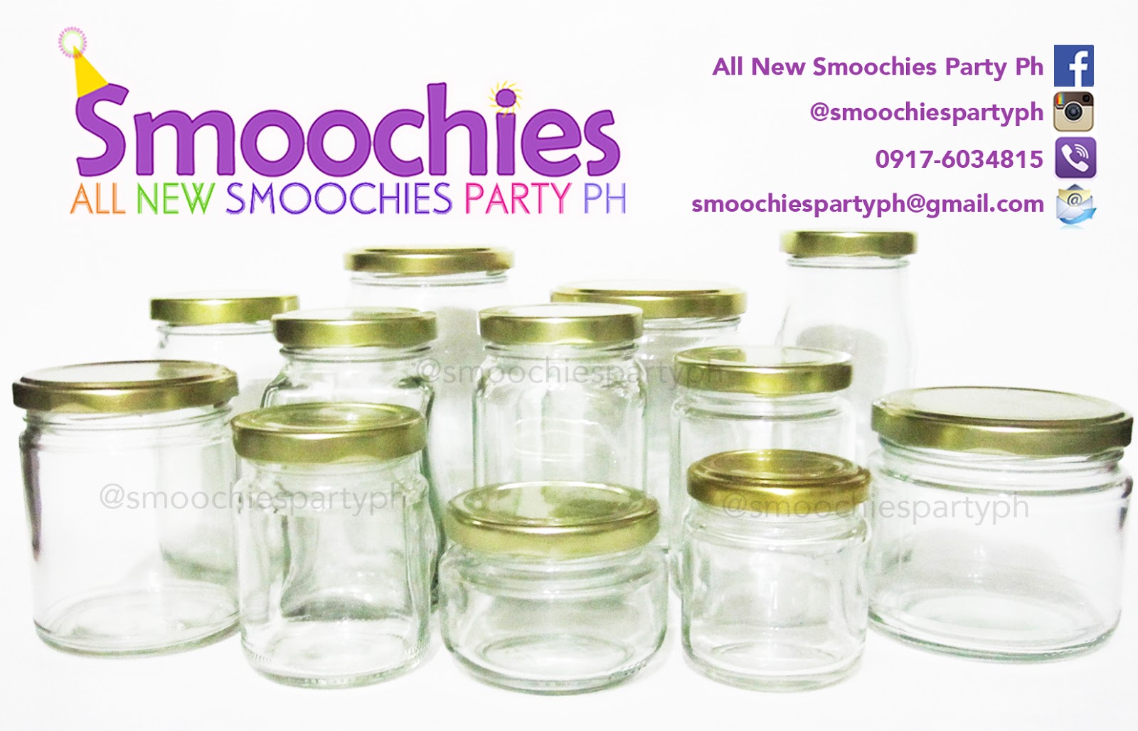 Smoochies PARTY GLASS JARS FOR SALE METRO MANILA, PHILIPPINES