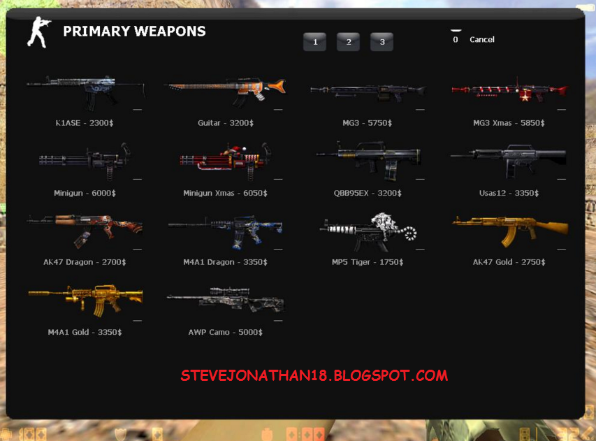 DOWNLOAD CHEAT CS EXTREME V6 UNLOCK ALL WEAPON+ WALLHACK_AIMBOT