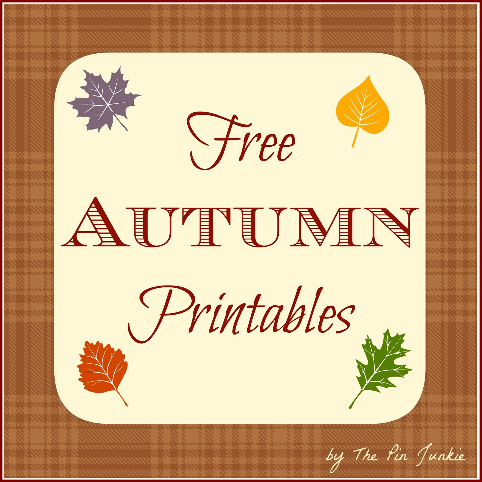 Free Autumn Printables