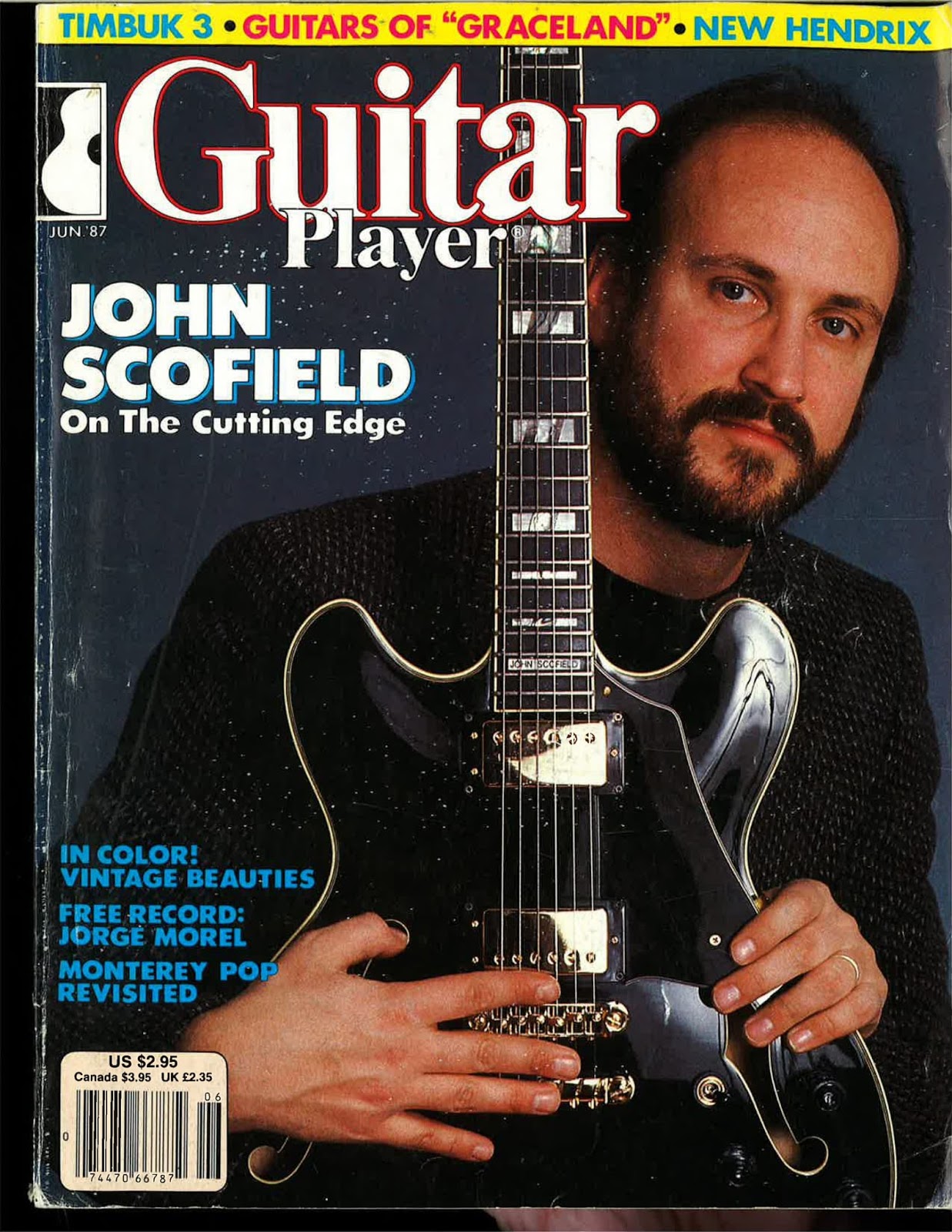 My Back Pages Thirty Years Ago in Guitar Player Magazine (June 1987