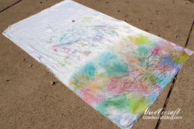 How to Dye Fabric with Watercolors!