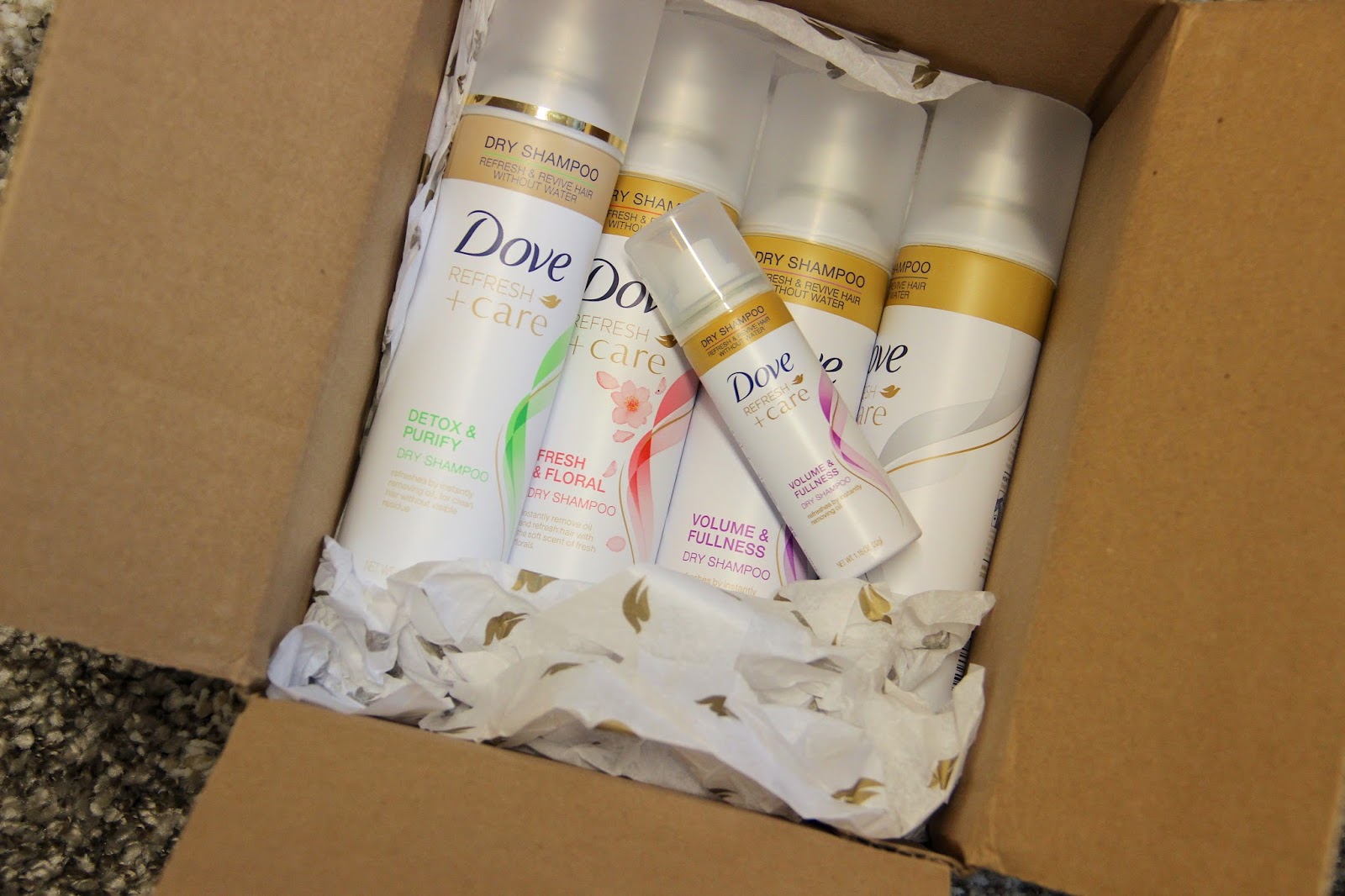 Preppy by the Sea Dove Dry Shampoo Line