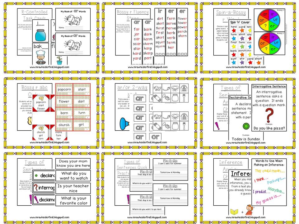 Mrs. Wheeler's First Grade Tidbits: Guided Reading: Levels E and F