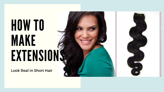How To Make Extensions Look Real In Short Hair Miss Meoow