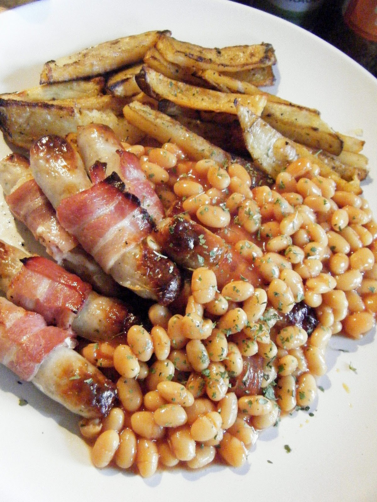 Thomas Yaeger's Transcendental Kitchen Pork Sausage wrapped in Bacon