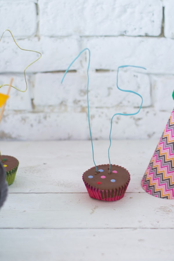Adornos topper tarta diy