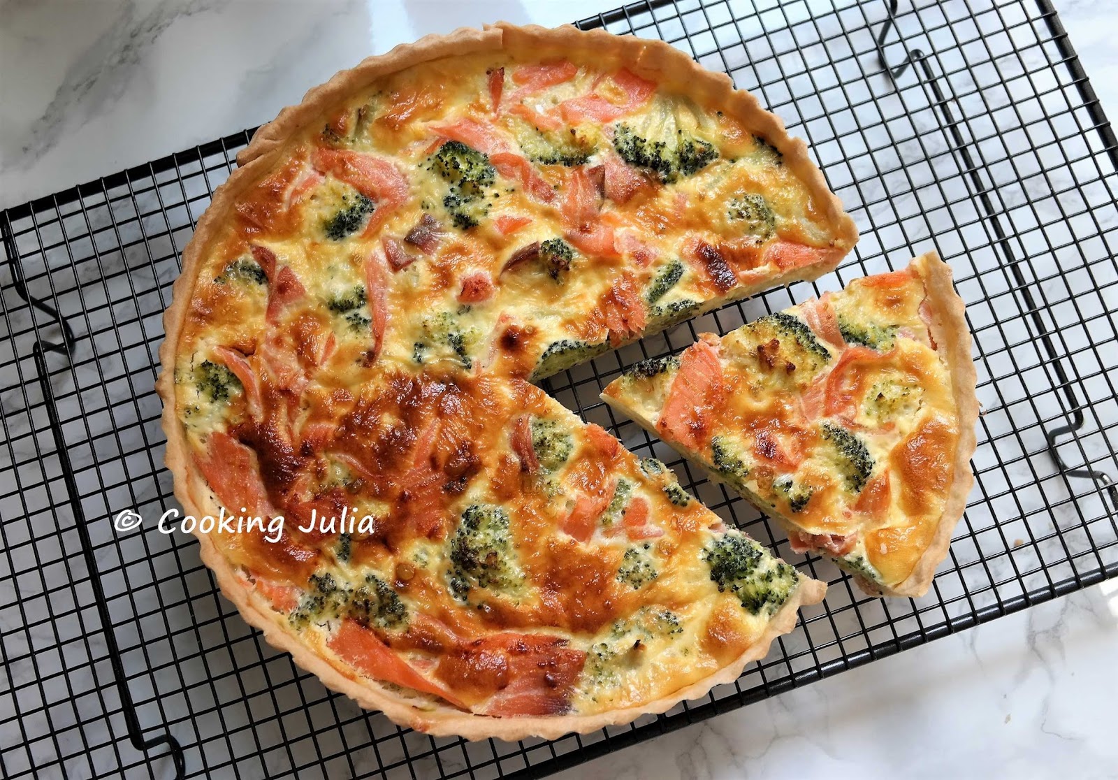 Cooking Julia Tarte Au Brocoli Et Saumon Fume