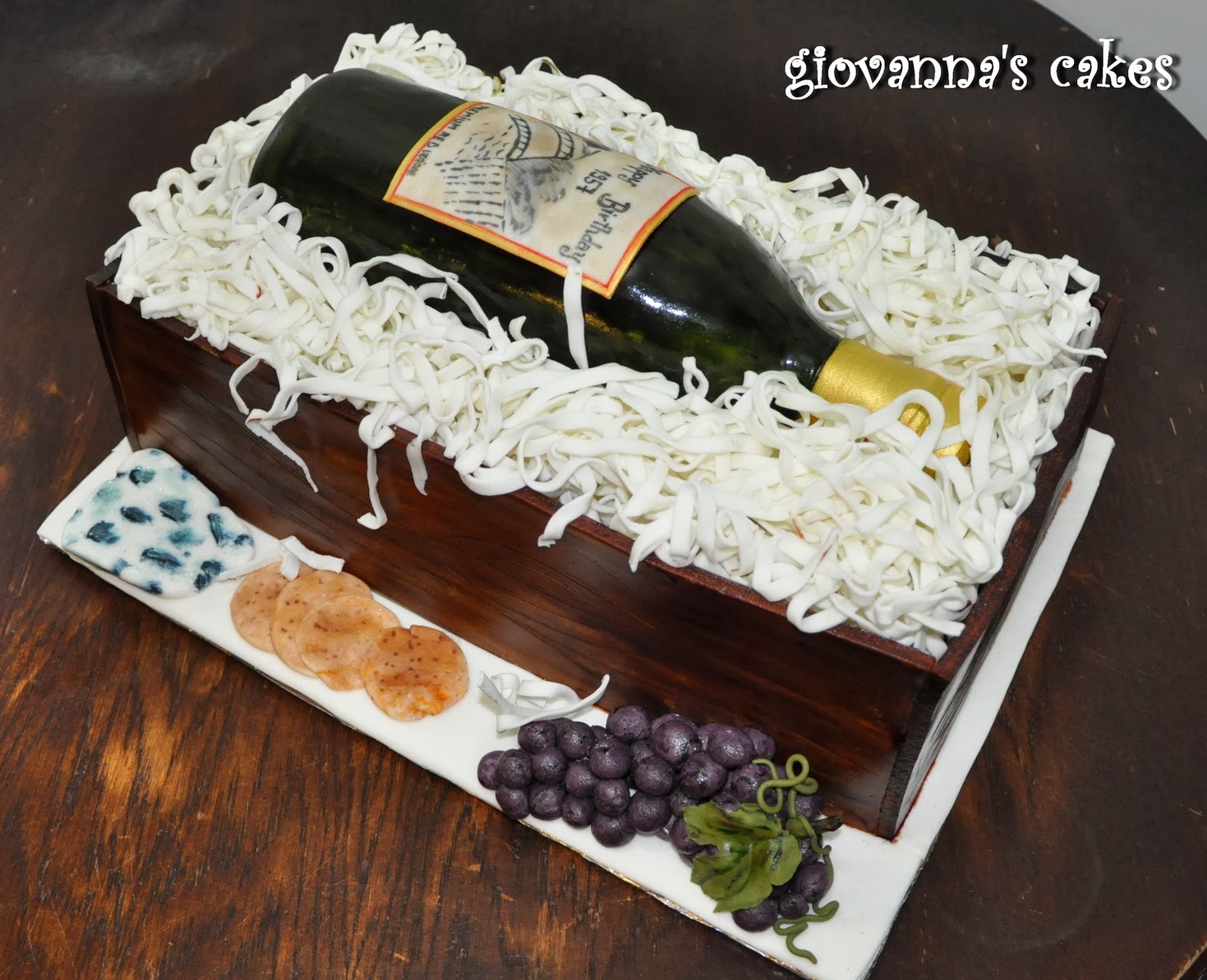 giovanna's cakes: For a red wine lover