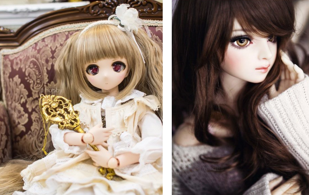 muñecas japonesas articuladas