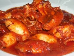 Resepi Sotong Masak Tomato Pedas dan Sedap