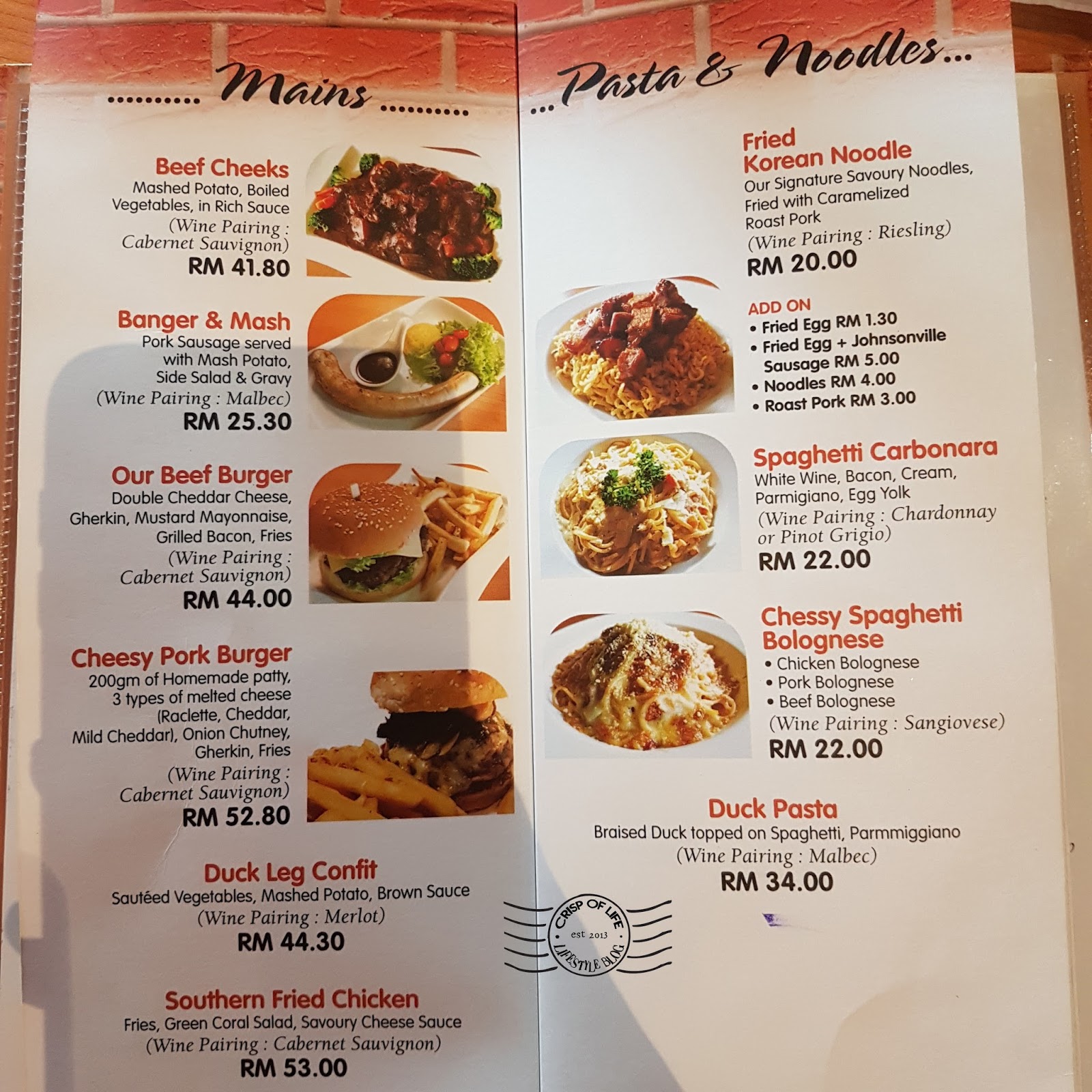 The Wine Shop Olive Residency, Bayan Lepas, Penang Crisp of Life