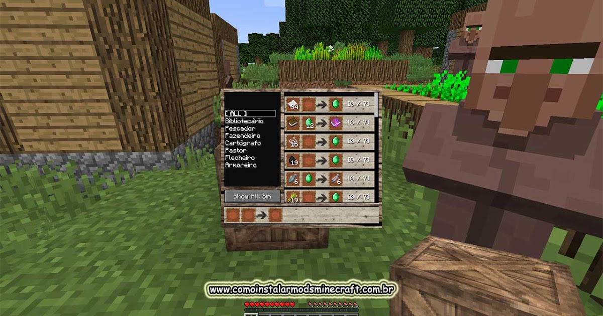 Villager Market Mod 1 12 2 Como Instalar Mods No Minecraft Os Melhores Mods Voce Encontra Aqui