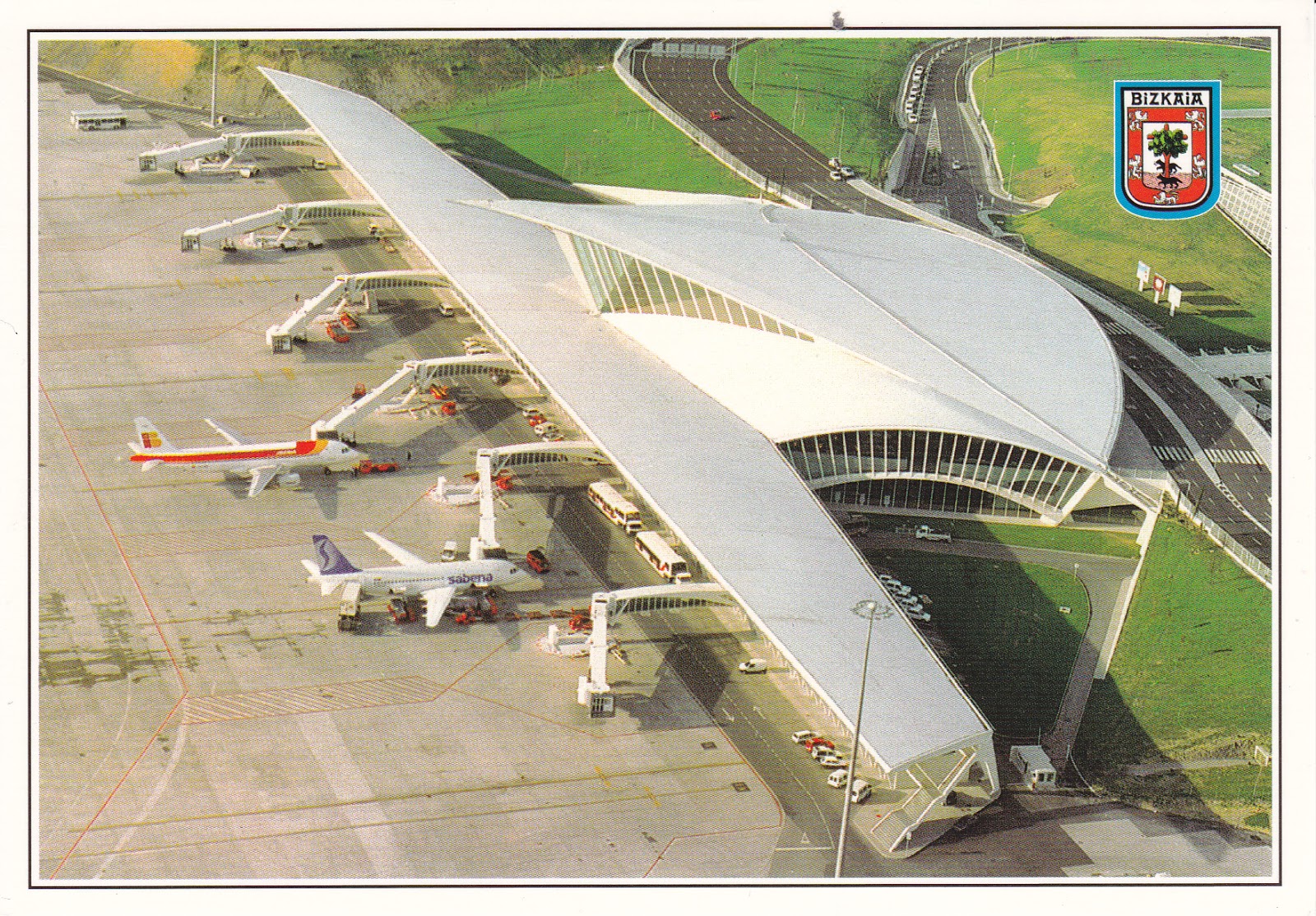 Postales Inventadas/ Making up Postcards: 1376. Aeropuerto de Bilbao