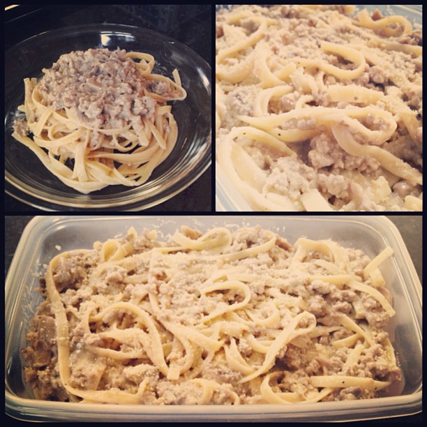 JOURNEY OF JOSELLE Foodie Journey Ground Pork Alfredo Pasta