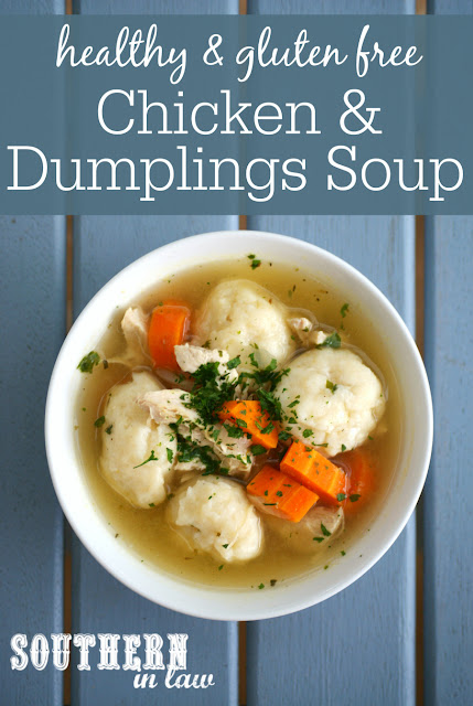 Healthy Chicken and Dumplings Soup Recipe - low fat, gluten free, high protein, healthy, egg free, low calorie, clean eating