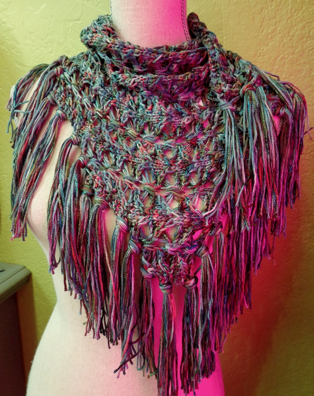 Knitique Gypsy Fringe Shawl Class