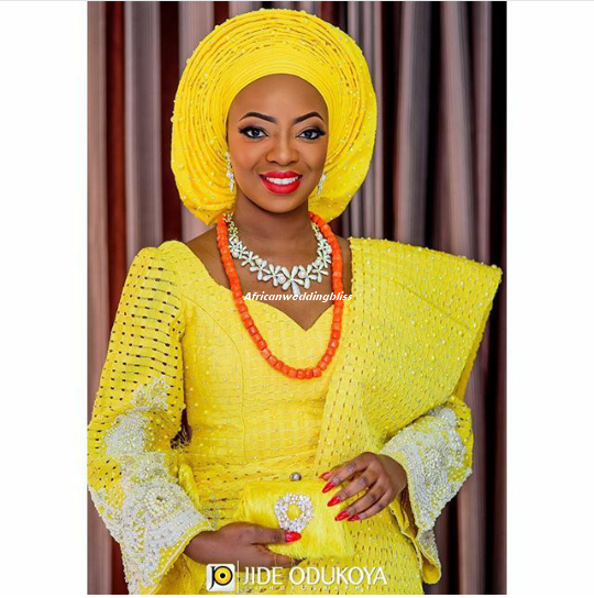 10 Nigerian Brides Slaying In Yellow - African Wedding Bliss