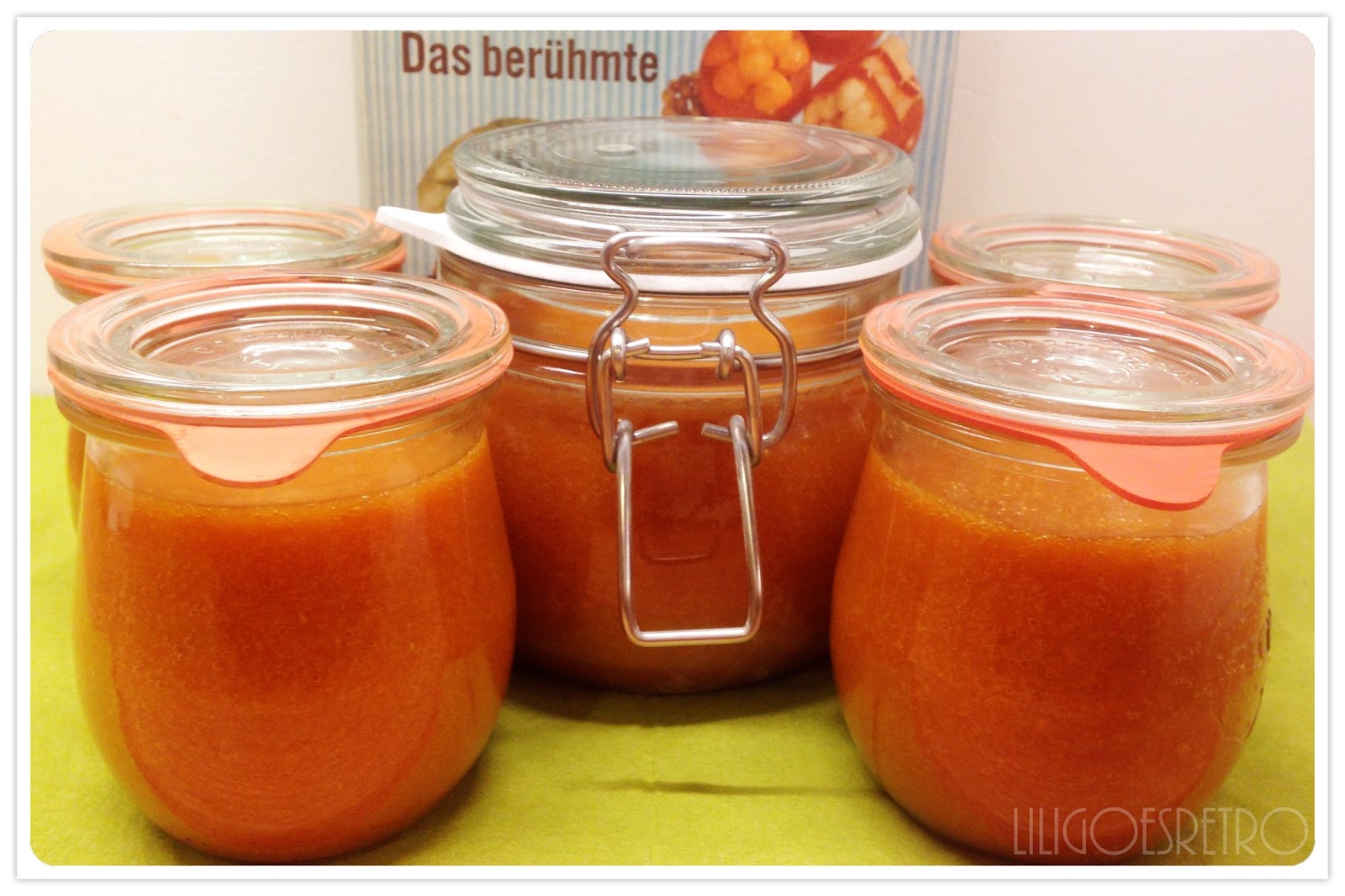 Lili goes RETRO!: Konfitüre &amp; Marmelade - Aprikosenkonfitüre