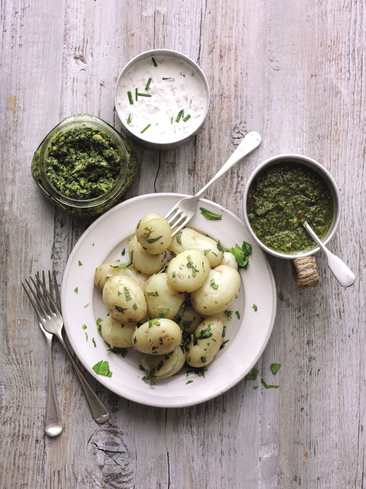 How To Make A Jersey Royal Dipping Platter... Claire Justine