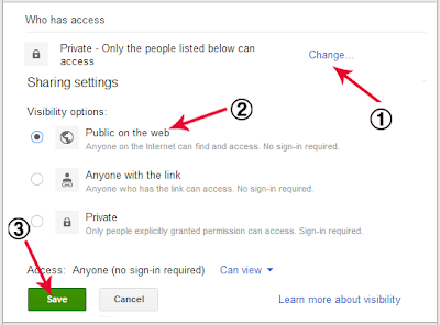 Memasukkan File Pdf ke Postingan Blog dari Google Drive