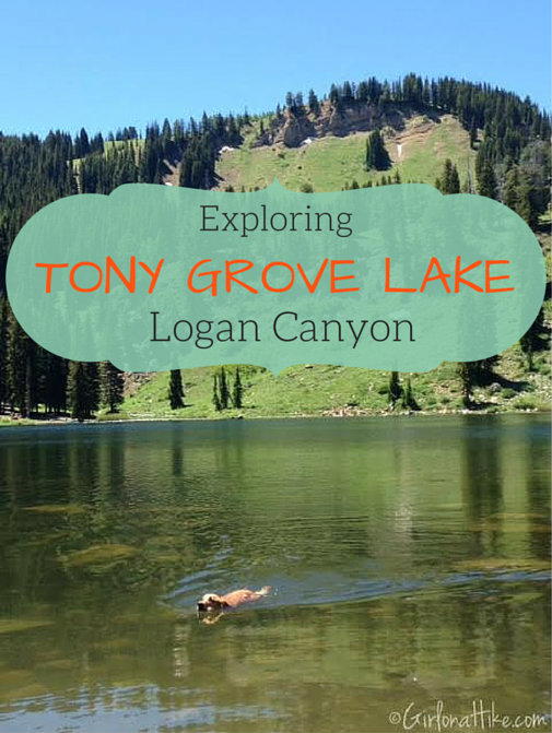 Tony Grove Lake - Girl on a Hike