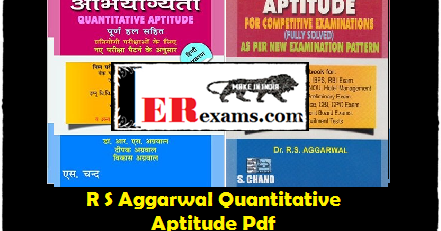 Rs Aggarwal Quantitative Aptitude Pdf Free Download 2018 Rs Aggarwal Quantitative Aptitude Pdf Free Download 2018