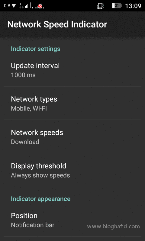 [ Xposed ] Aplikasi Menampilkan Kecepatan Internet di Statusbar Android