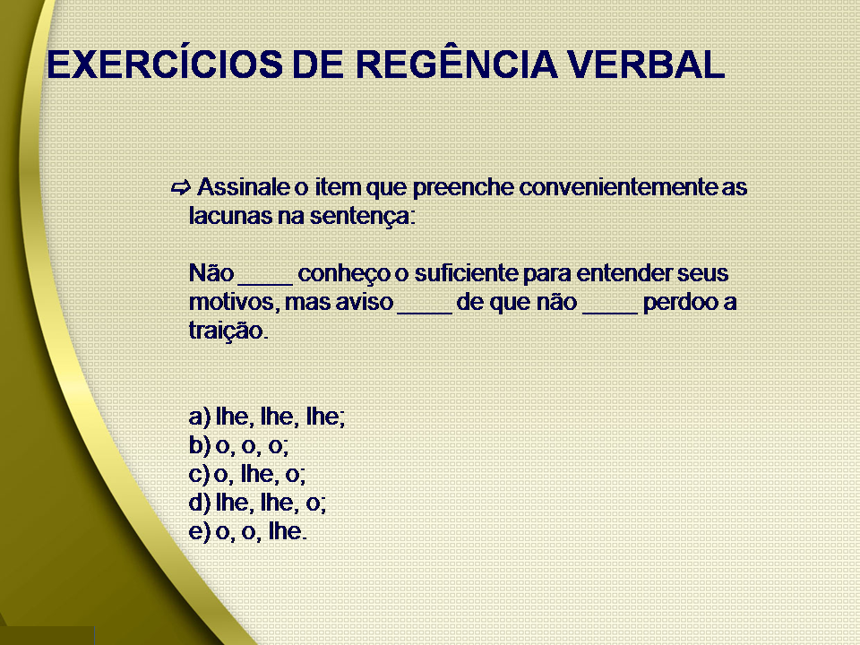 Como Identificar De Inadequaçao De Regencia Verbal Em Frases Exemplos