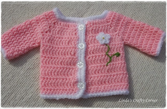 cardigan, jacket, baby,preemie, easy crochet